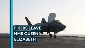 Dambusters Squadron F-35s leave HMS Queen Elizabeth