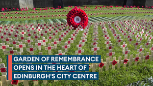 Edinburgh's Garden of Remembrance 'a haven of peace and reflection'