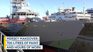 HMS Mersey's makeover: Crew put their personal touch on the ship's new design