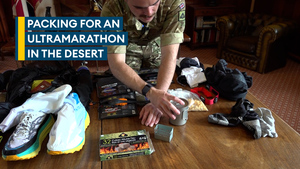 Reservist's essential packing for brutal ultramarathon across Sahara