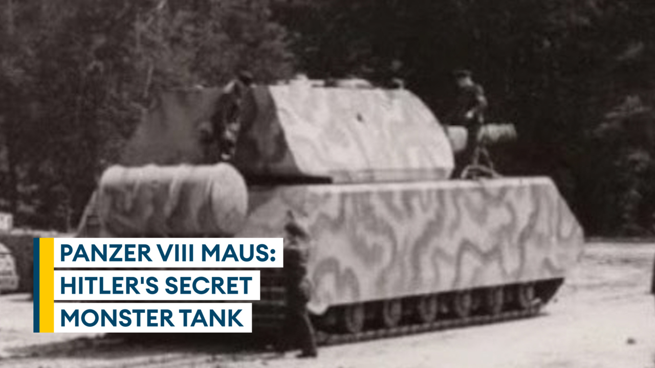 The super heavy Panzer VIII Maus, Hitler's secret monster tank that never  saw combat