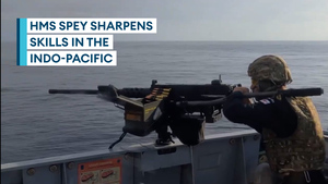 HMS Spey put through its paces on Indo-Pacific training