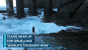 Nerves setting in for military competitors on 'world's toughest row'