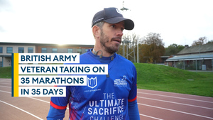 Brian Wood inspires with his 35 marathons in 35 days Ultimate Sacrifice Challenge