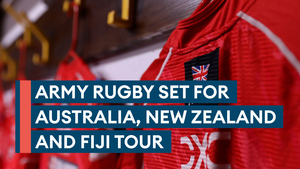 Army Rugby Union head off for historic tour with high hopes