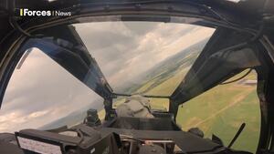 A close-up look at the new Apache AH64-E – 'even more lethal and agile' than ever before