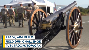 British troops in Cyprus prepare for gruelling field gun competition