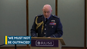 Air domain harder to control, warns head of the RAF