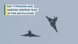 RAF Typhoons deploy to Poland alongside Swedish Gripens