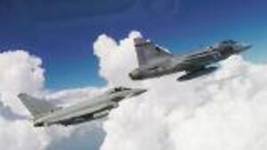 RAF Typhoons Train With Hungarian Gripen Jets For First Time