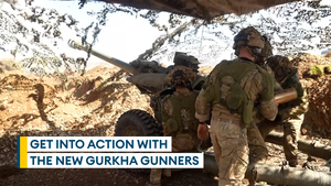 Get into action with the new Gurkha gunners