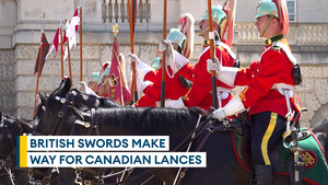 Canadians swap tanks for horses for King's Life Guard duty