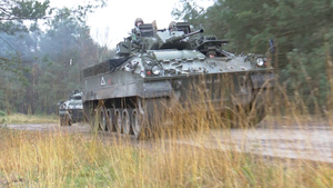 UK Troops Return To Sennelager Ranges In Germany
