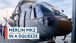 Richmond's Merlin manages to get out of a tight spot