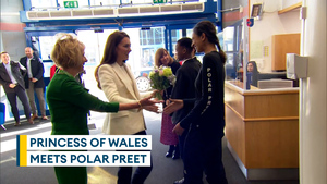 Princess of Wales meets 'incredible' Captain Polar Preet