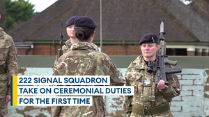 222 Squadron prepare for historic debut at Royal palaces