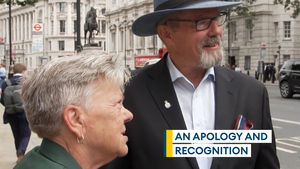 LGBT military personnel react after 23-year wait for an apology