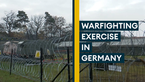 NATO's UK-led Allied Rapid Reaction Corps on warfighting drills in Germany