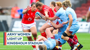 Army women fight off valiant RAF at Kingsholm Stadium
