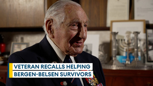 Veteran recalls helping Belsen survivors