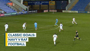 WATCH: Classic goals from Navy v RAF fixtures