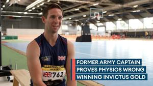 Army veteran proved physios wrong winning gold at the Invictus Games
