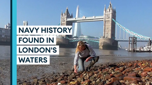 Incredible early 19th-century Navy history piece found in London's waters
