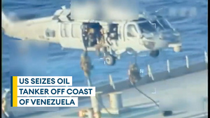 US takes control of oil tanker amid rising tensions between Washington and Caracas