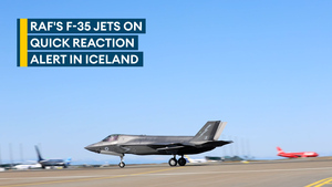 From the cockpit of F-35s deployed in Iceland on Nato air policing mission
