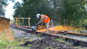 Reserves Lead Railway Repair Exercise In North Yorkshire