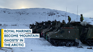 Royal Marines in mission to become 'mountain ghosts' in Arctic exercise