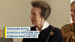 Princess Royal shows she knows her regimental history