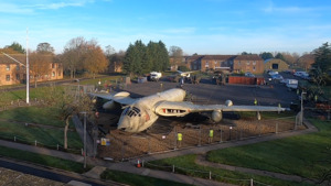 The Moment RAF Marham's Victor Gate Guardian Was Dismantled