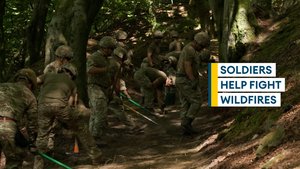 Soldiers deployed to assist with South Wales wildfires