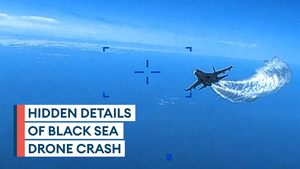 Hidden details of the US drone and Russian jet collision