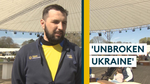 'Unbroken Ukraine': Team Ukraine competitor's message to the world