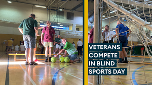 HMS Sultan hosts blind sports day for military veterans