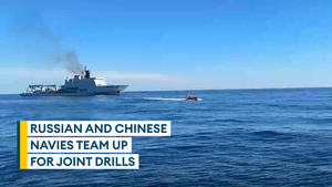 Russia and China train together in the Sea of Japan