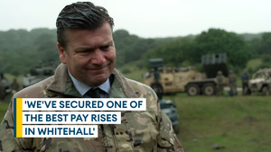 Armed Forces Minister James Heappey on increase in military pay 