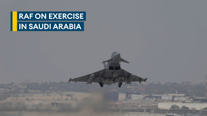 RAF Typhoons take part in Exercise Spears of Victory in Saudi Arabia