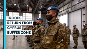 Troops return from UN peacekeeping mission in Cyprus