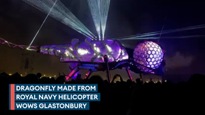 Glastonbury's new 'fire-belching, mind-blowing' dragonfly has been unveiled 