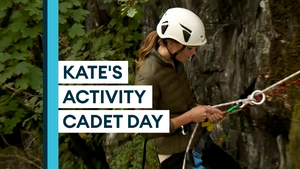 Duchess Of Cambridge Gets Stuck In During Cadets Trip