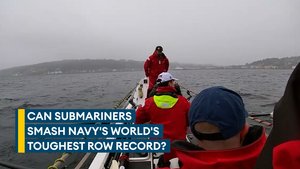 Submariners aiming for Royal Navy record on World's Toughest Row 