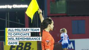 Military referees to officiate WSL Remembrance fixture for first time