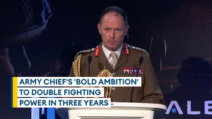 Army chief wants to double the force's fighting power in three years