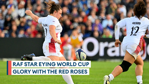 RAF star Amy Cokayne hopes to lift Red Roses to World Cup glory