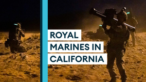Royal Marines defend against air attacks in five-day desert training battle