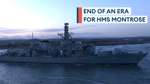 HMS Montrose sets off on her final journey before decommissioning