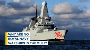 Why is there no Royal Navy presence in the Gulf despite escalating tensions?